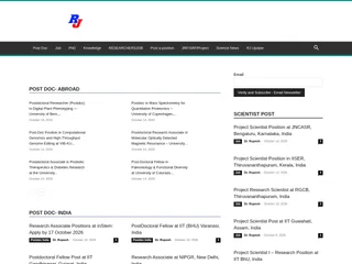 Researchersjob platform preview