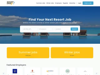 ResortWork.co platform preview ResortWork.co platform preview