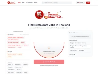 Restaurant Job in Thai platform preview Restaurant Job in Thai platform preview
