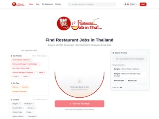RestaurantJobInThai screenshot preview RestaurantJobInThai screenshot preview