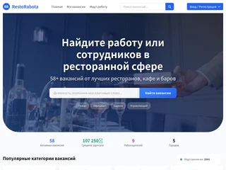 RestoRabota platform preview