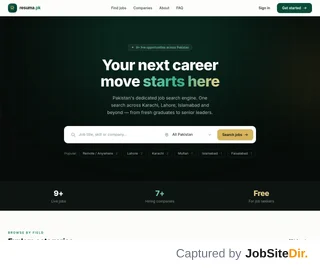 Resuma.pk platform preview