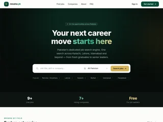 Resuma.pk screenshot preview