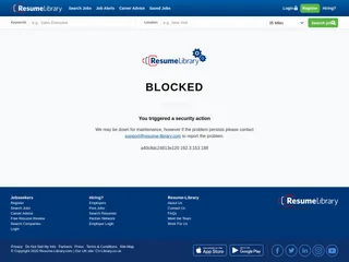 Resume-Library.com platform preview Resume-Library.com platform preview