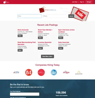 RetailGigs platform preview