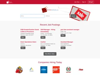RetailGigs platform preview
