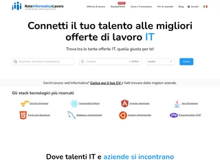 ReteinformaticaLavoro platform preview ReteinformaticaLavoro platform preview