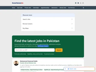 Review Pakistani Jobs platform preview