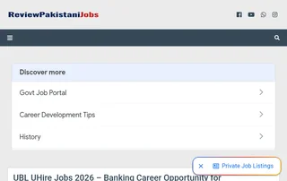 Review Pakistani Jobs screenshot preview Review Pakistani Jobs screenshot preview