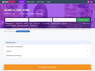 Revi Jobs UAE platform preview Revi Jobs UAE platform preview