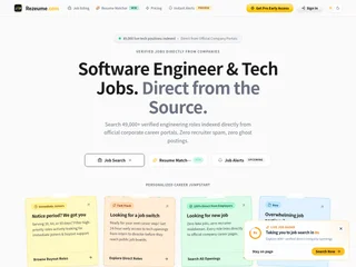 Rezeume platform preview