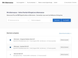 RH Alternance platform preview