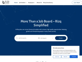 Rizq Jobs platform preview