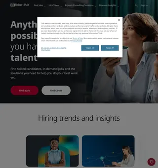Robert Half platform preview
