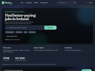 RoleUp platform preview RoleUp platform preview