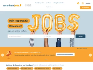 RosenheimJOBS platform preview RosenheimJOBS platform preview