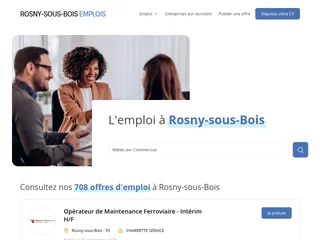 Rosny-sous-Bois Emplois screenshot preview