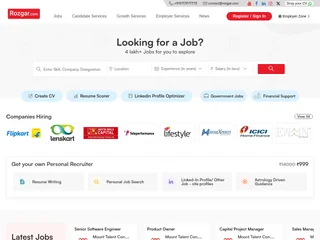 Rozgar.com platform preview Rozgar.com platform preview