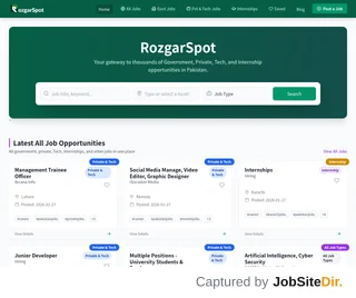 RozgarSpot platform preview