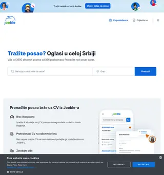 Jooble screenshot preview