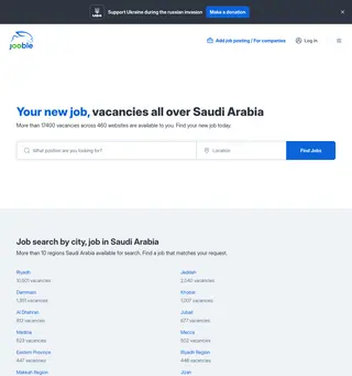 Jooble screenshot preview