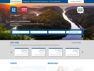 Saarbrücker Zeitung Stellenanzeigen screenshot preview Saarbrücker Zeitung Stellenanzeigen screenshot preview