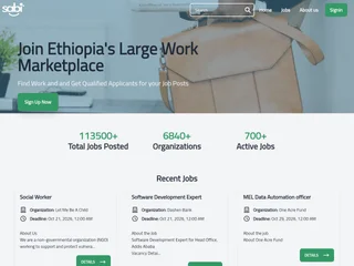 Sabi Jobs platform preview