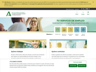 Servicio Andaluz de Empleo screenshot preview
