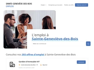 Sainte-Geneviève-des-Bois Emplois screenshot preview