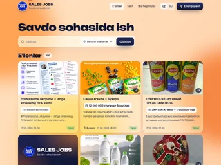 SALES JOBS platform preview