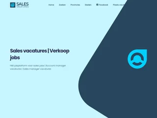 SalesVacatures.be screenshot preview