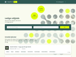 Säljjobb.nu platform preview Säljjobb.nu platform preview