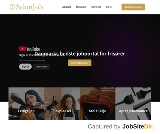 SalonJob platform preview SalonJob platform preview