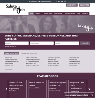 SaluteMyJob platform preview