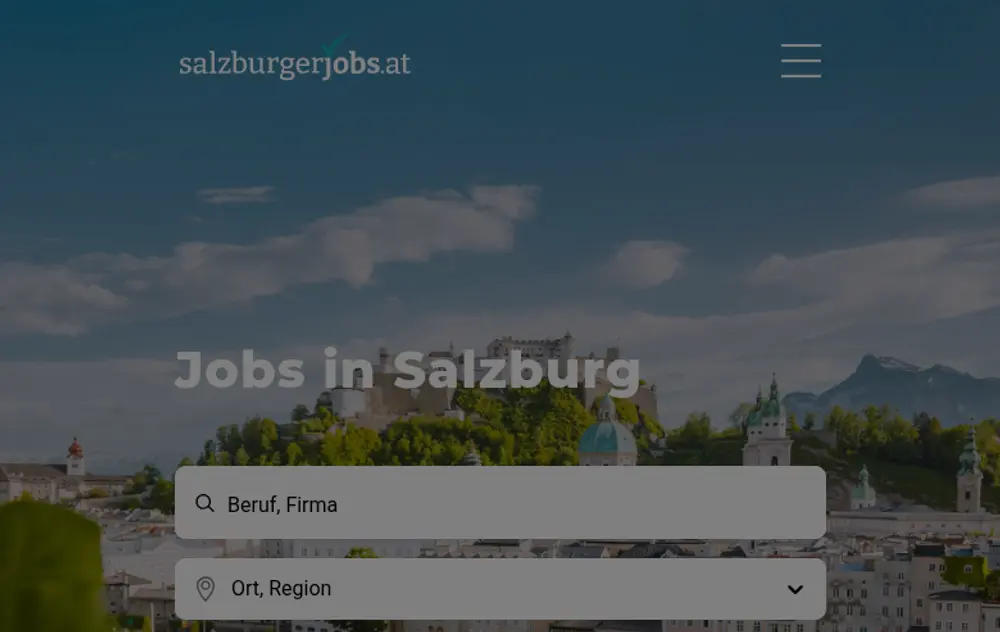 salzburgerjobs.at screenshot salzburgerjobs.at job board platform screenshot showing job search interface