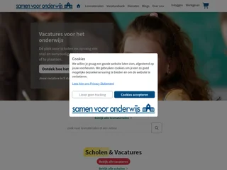 Samen Voor Onderwijs platform preview