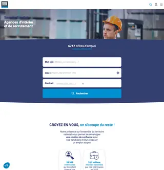 Samsic Emploi platform preview
