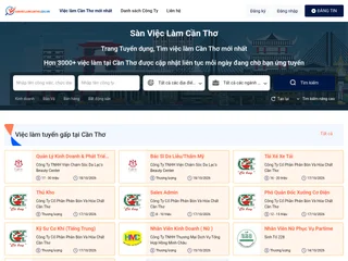 Sàn Việc Làm Cần Thơ Edu platform preview