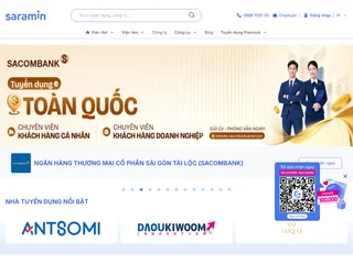 Saramin Vietnam platform preview