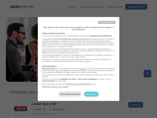 Saran Emplois platform preview Saran Emplois platform preview