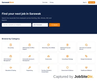 SarawakWork platform preview