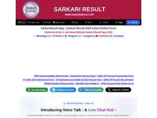 SarkariResult.App platform preview SarkariResult.App platform preview