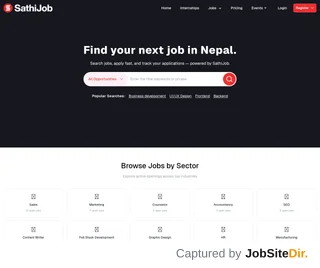 SathiJob platform preview