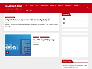 SaudiGulf Jobs platform preview