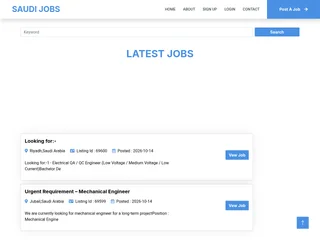 Saudi Jobs platform preview