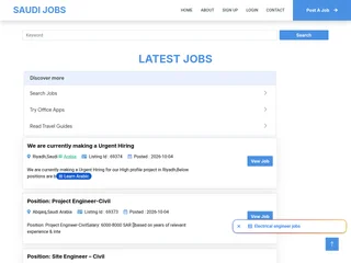 Saudi Jobs screenshot preview