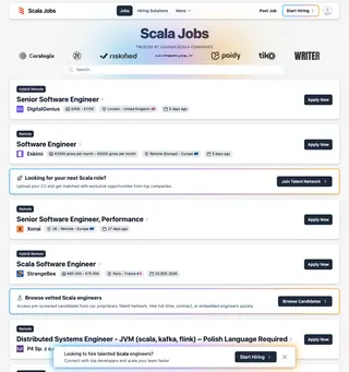 ScalaJobs.com platform preview