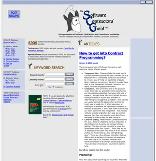Software Contractors' Guild platform preview