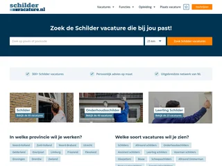 Schildervacature.nl platform preview