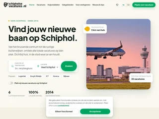Schipholsevacatures.nl screenshot preview Schipholsevacatures.nl screenshot preview